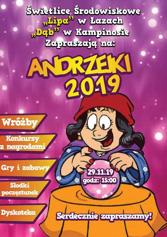 Zapraszamy na Andzejki 2019