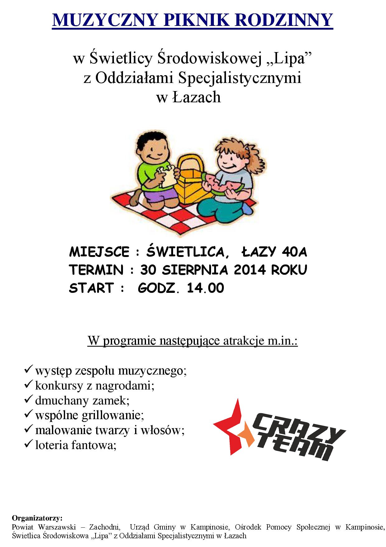 Muzyczny piknik rodzinny 2014